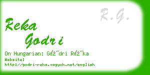 reka godri business card